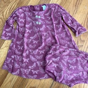 NWOT Kate Quinn Matching Dress and Bloomer Set Sz 12-18 months